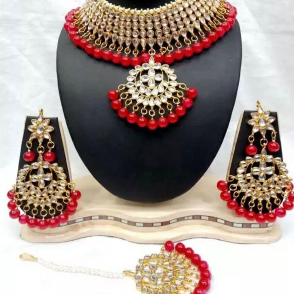 Indian necklace jewelry set